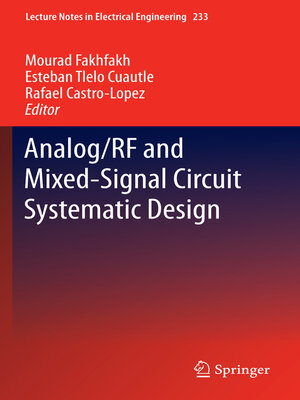 cover image of Analog/RF and Mixed-Signal Circuit Systematic Design